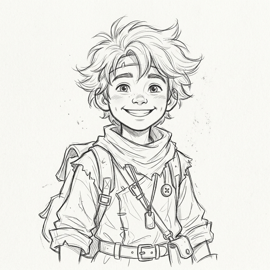 Character Design Concept Sketch